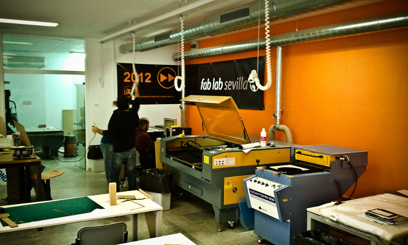 Taller de impresión 3d del Fab Lab de Sevilla